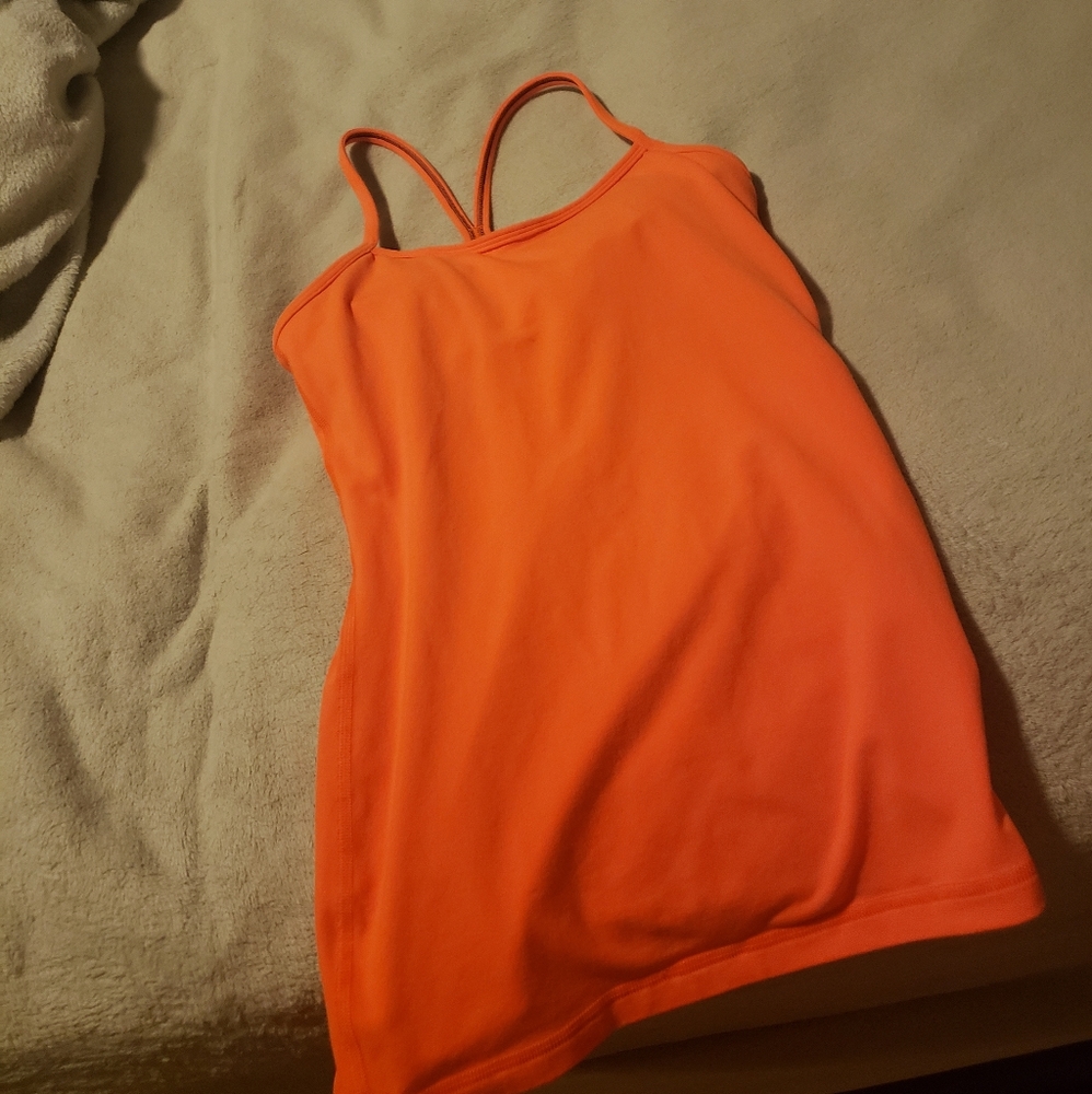 Orange Lululemon tanktop